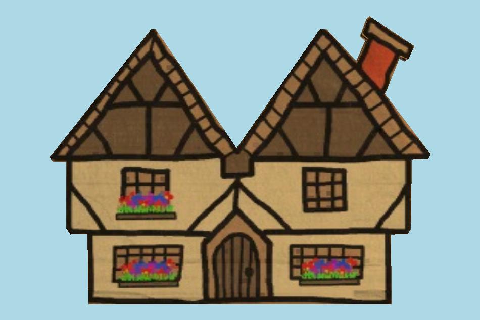 LittleBigPlanet Karting Medieval Building 3d model